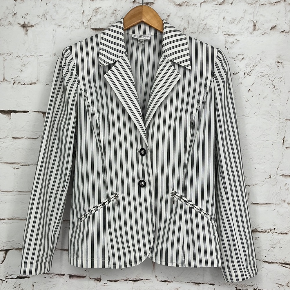 ✨VINTAGE✨St. John Sport Stretch Cotton Blazer, Size P